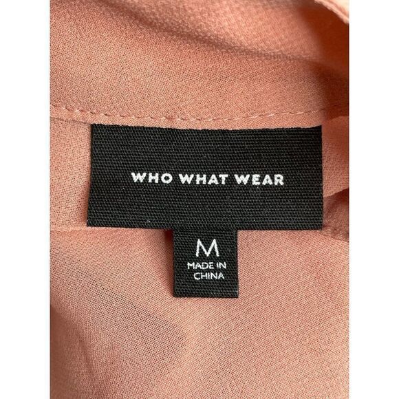 WHO WHAT WEAR Ruffle Prairie Dress Size M NWOT - Picture 5 of 6